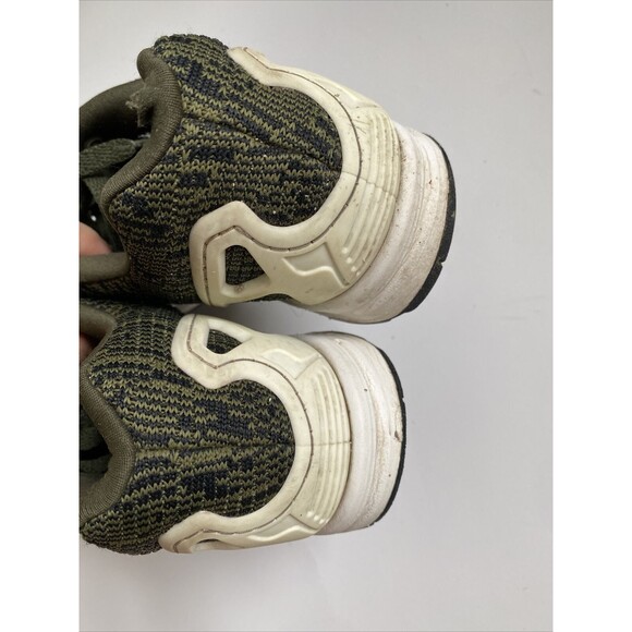 adidas ZX Flux Primeknit Men Green Black  2016 Sz 10 BB2165 - Picture 7 of 12